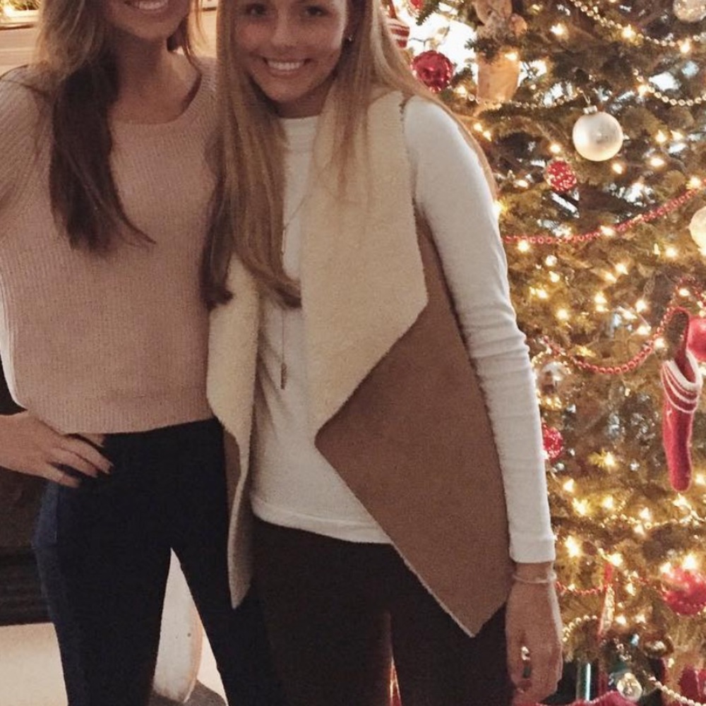 LAUREN RALPH LAUREN shearling vest